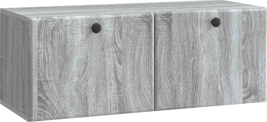 Vegghengt TV skap 78,5 x 31 x 30 cm Grå Sonoma Konstruert tre