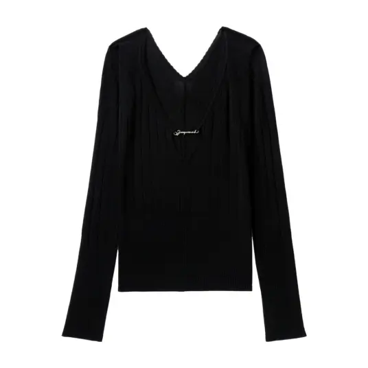 Jacquemus Dame Strikkevarer Svart S, Jacquemus Dame Strikkevarer Svart S,