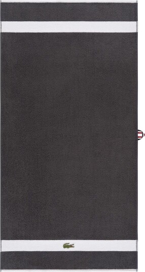 Lacoste Home Lcasual Bath Sheet - BITUME - 90X150 cm
