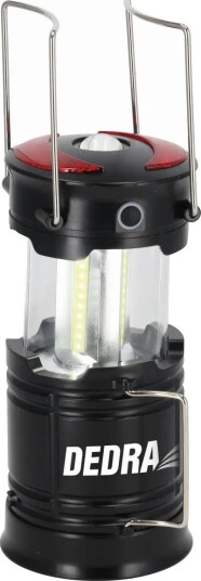Campinglykt Dedra L0940 300 lm 1200mAh oppladbart batteri 3xAA