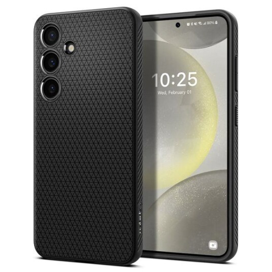 Spigen Liquid Air Mobildeksel for Samsung Galaxy S24 - Matt Svart Spigen Liquid Air Mobildeksel for Samsung Galaxy S24 - Matt Svart