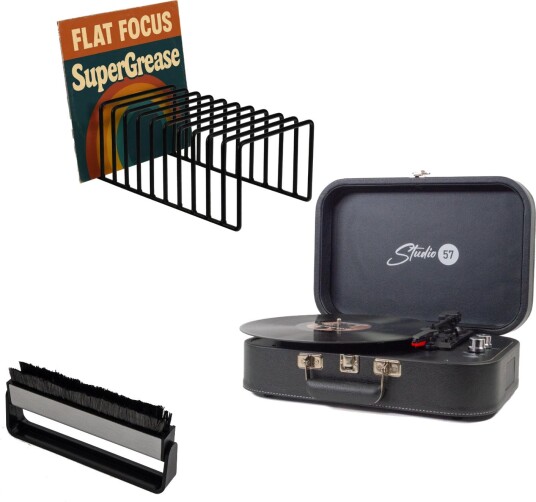 Studio 57 Mellow Platespiller (Svart) Bundle
