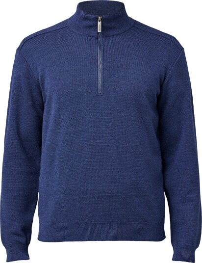 Ivanhoe Ruben Half Zip Windbreaker Golfgenser herre Blå Steel (617) Large