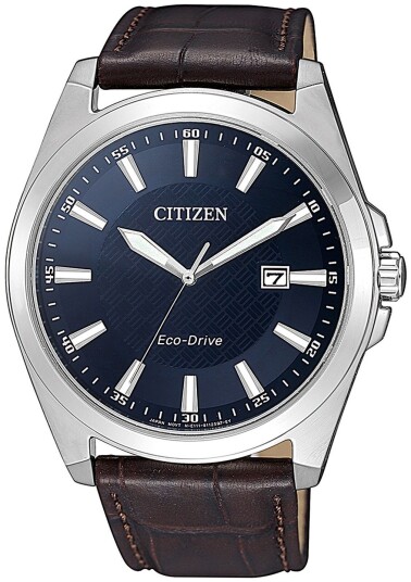 Citizen Herreklokke BM7108 22L Eco Drive 180 Blå/Lær Ø41 mm Citizen Herreklokke BM7108 22L Eco Drive 180 Blå/Lær Ø41 mm
