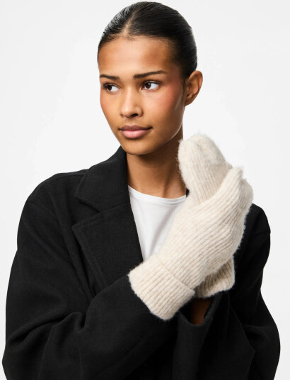 Pieces Pcmoella Mittens Noos Bc - Cream - ONE SIZE Pieces Pcmoella Mittens Noos Bc - Cream - ONE SIZE