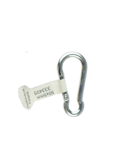 CAL Karabinkrok   Forsinket stål   50x5 mm