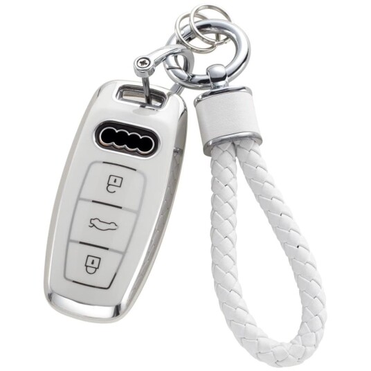 INF Bilnøkkeldeksel med nøkkelring Audi D