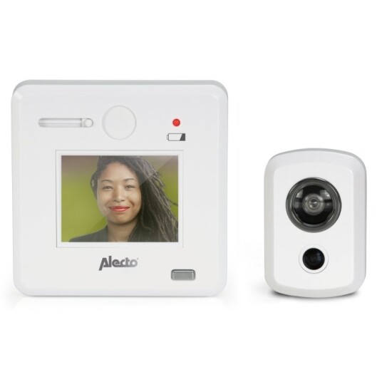 Alecto DC 700 Digital Dørspion med Skjerm Hvit