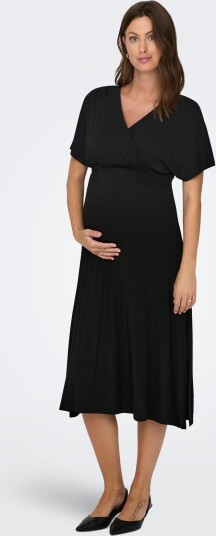 Only Maternity Olmamaze S/S All In One Nursi Dress Noos Black M