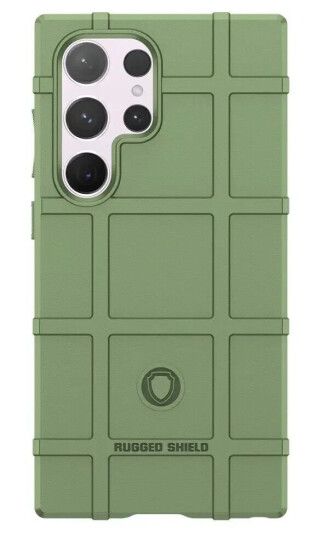 INCOVER Samsung Galaxy S24 Ultra Rugged Shield Håndverker Deksel - Grønn