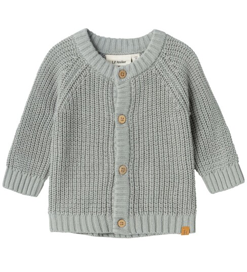 Lil- Atelier Emlen Long Sleeve Knit Card Grå 56 Lil- Atelier Emlen Long Sleeve Knit Card Grå 56