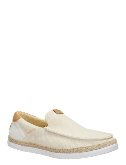 Hey Dude Harbor Lo Loafer Espadrille Cream 42