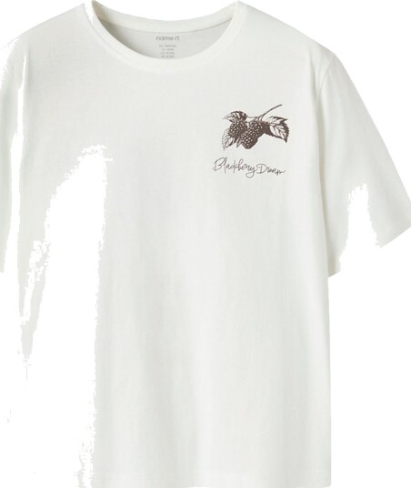 Name It Nkfkatelin Ss Nreg Top Pb White 146 152