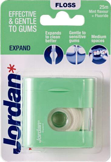 Jordan Expand Fresh Mint Floss 25 mtr Jordan Expand Fresh Mint Floss 25 mtr