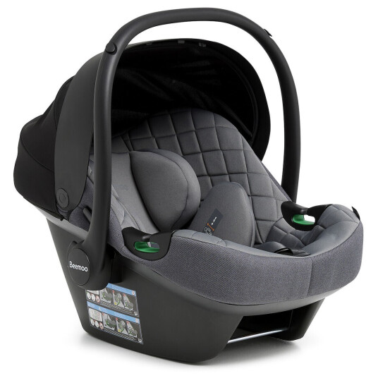 Beemoo Route i-Size Babybilstol Mineral Grey