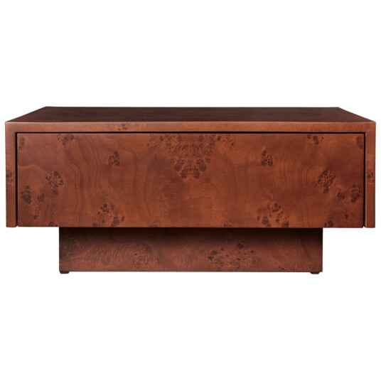 Ferm Living Burl Salongbord Med Oppbevaring 70x70 cm Mørkbeiset Masurved Ferm Living Burl Salongbord Med Oppbevaring 70x70 cm Mørkbeiset Masurved