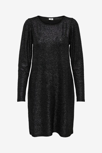 JDY   Kjole jdyRachel L/s Glitter Dress JrSvart