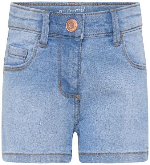 Minymo Power Stretch shorts til barn Light Dusty Blue