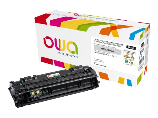 Owa - Svart - Kompatibel - Gjenfabrikert - Tonerpatron Alternativ For: Hp Q7553a - For Hp Laserjet M2727nf M2727nfs P2014 P2014n P2015 P2015d P2015dn P2015n P2015x