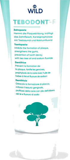 Tea Tree & Xylitol Tannpasta TEBODONT med Fluor 75ml Tea Tree & Xylitol Tannpasta TEBODONT med Fluor 75ml