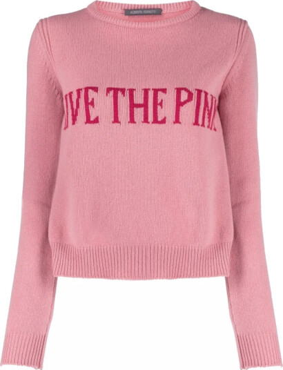 Alberta Ferretti Dame Strikkevarer Rosa S,