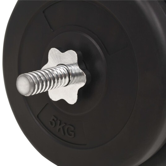 vidaXL Vektstangsett 30 kg