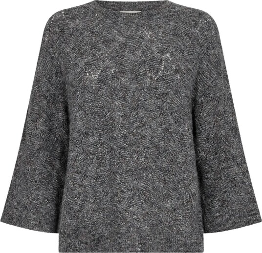 FREE/QUENT Fqestweed Pullover DARK GREY MELANGE XXL FREE/QUENT Fqestweed Pullover DARK GREY MELANGE XXL