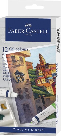 Faber-Castell - Oilcolour cardboard box (12 pcs) (379512)