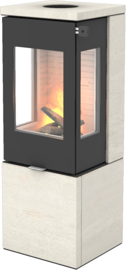 Rais Nexo PST 120 Svart Vedovn Med Sideglass Og Ståldør Porto Stone Rais Nexo PST 120 Svart Vedovn Med Sideglass Og Ståldør Porto Stone