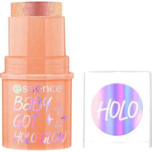 essence Baby Got Holo Glow Highlighter Stick 10 Holy Apricotly
