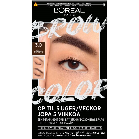 L'Oréal Paris Brow Color Kit Semi-Permanent Eyebrow Color 3.0 Dar