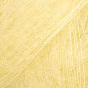 DROPS Kid-Silk Garn Unicolor 52 Lemonade