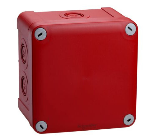 Schneider Electric ENN05175 Brannboks utvendig, rød 105 x 105 x 55 mm