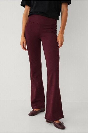 Ellos Collection Leggings med bootcut Rød