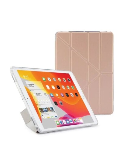 Pipetto iPad 10.2" Metallic Origami case with TPU back - Rose Gold Pipetto iPad 10.2" Metallic Origami case with TPU back - Rose Gold