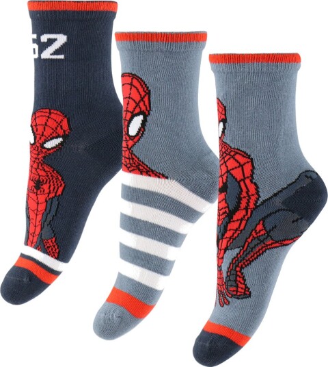 Name It Nmmmandres Spider 3P Sock Mar Blue 28 30