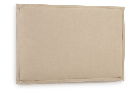 Kave Home Tanit Sengegavl, 160x100, Beige lin Unoliving