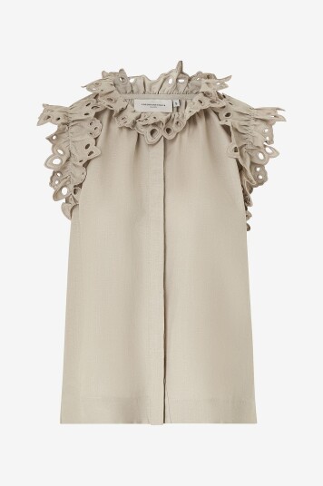 Copenhagen Muse - Bluse cmNatuli-Shirt - Beige