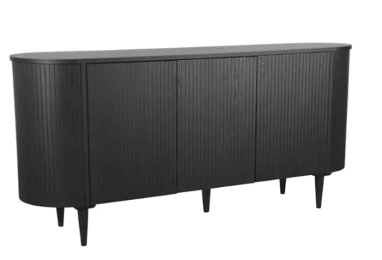 Trend Collection Olivia Skjenk Svart 180 x 47 x 85 cm