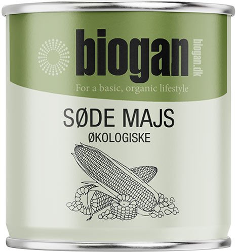 Biogan Mais Søt på Boks Økologisk   160 g