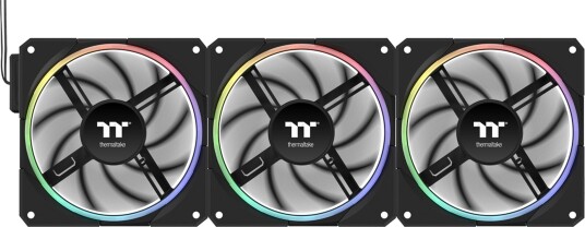 Thermaltake TS120 EX RGB Vifter 120mm - Svart 3-pakning