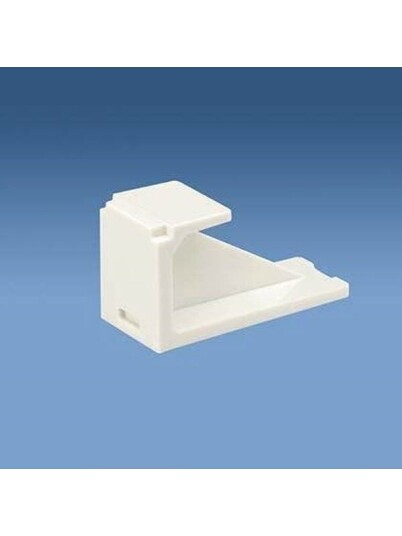 PANDUIT Blank module 1 port white