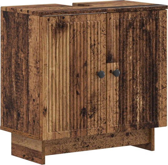 vidaXL Baderomsvaskeskap EDE Gammelt tre 59,5 x 31,5 x 59 cm