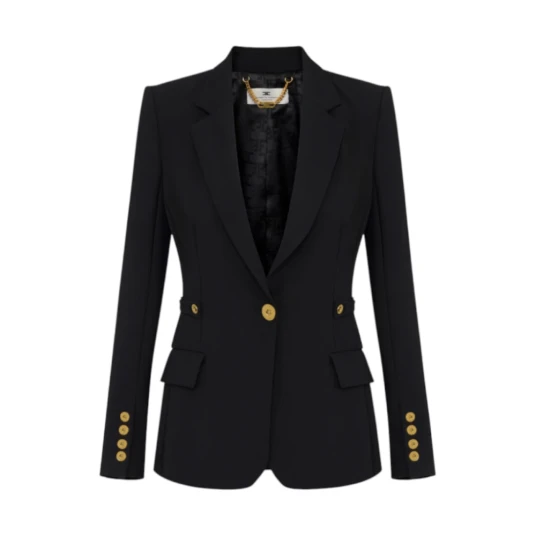 Elisabetta Franchi Dame Jakker Svart L,