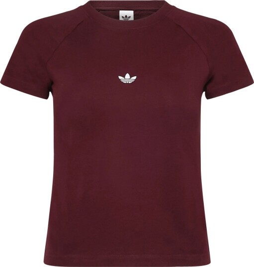 Adidas Originals Ess Slim Tee Burgundy M