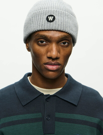 WOOD WOOD Wwvin Beanie 25253 - Grey - ONE SIZE