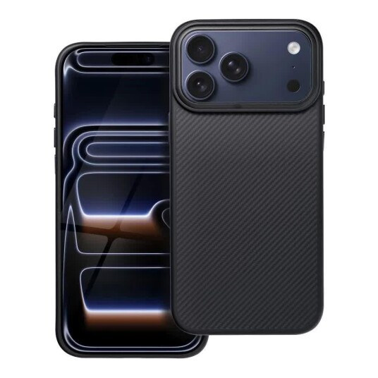 OEM Carbon Elite Mag Deksel for iPhone 17 Pro Max Svart