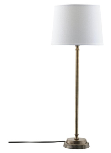 Kent Bordlampe med Hvit lampeskjerm 59cm