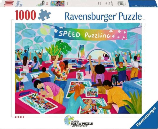 Ravensburger Puslespill 1000 Brikker Speed Puzzling