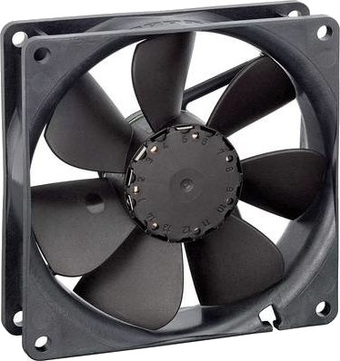 Ebm-Papst 3414 Ngl Vifte 9.2cm 1950 Rpm 61 M³/T Sort